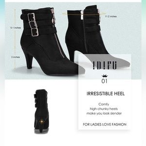 ID!FU women black heels 🖤